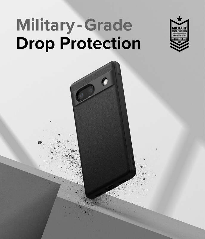 Ringke Onyx Compatible with Google Pixel 7a Case, Enhanced Grip Tough Flexible TPU Shockproof Rugged TPU Bumper Drop Protection Phone Cover for Pixel 7a (2023)  Dark Green